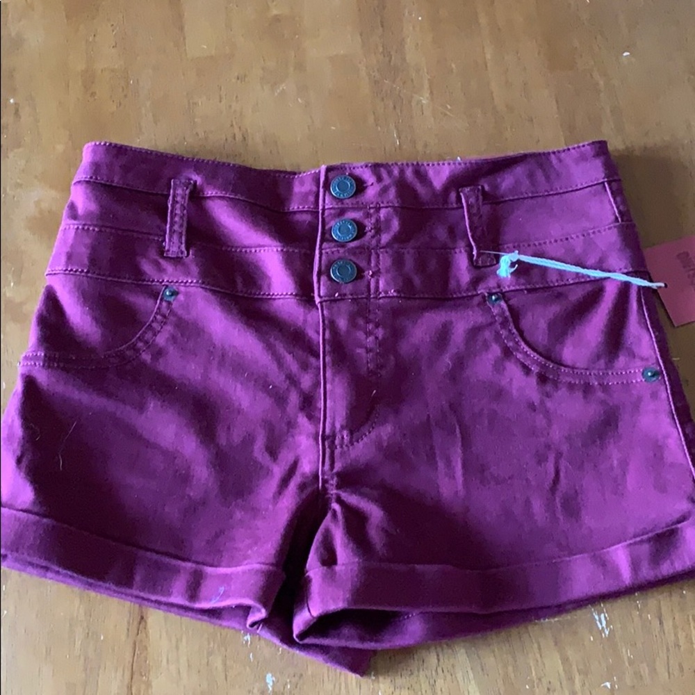Maroon shorts